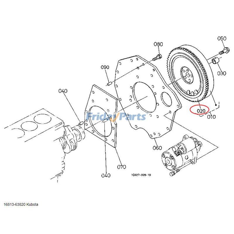FridayParts Ring Flywheel Gear