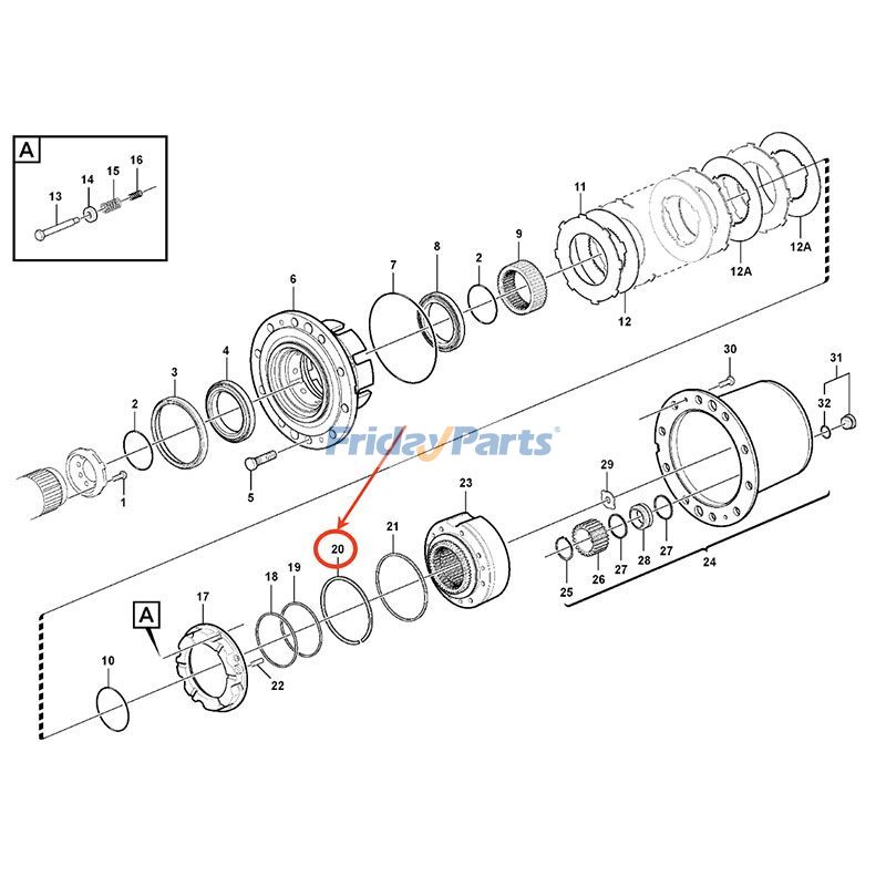 Ring Seal  for Excavator