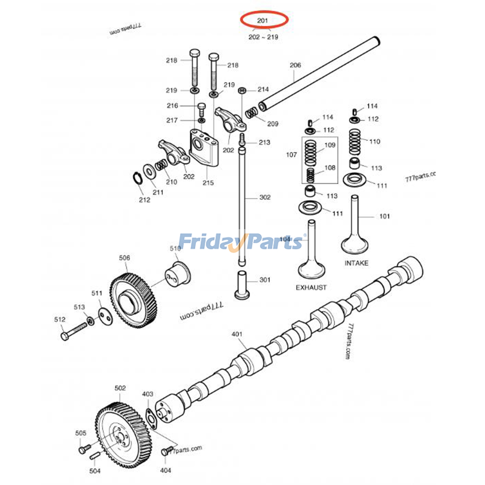 Conjunto do eixo do balancim 65.04200-6027D para escavadeira Doosan DE12T SOLAR 340LC-V 420LC-V 470LC-V 500LC-V para Motor,Escavadora ,Carregadora 