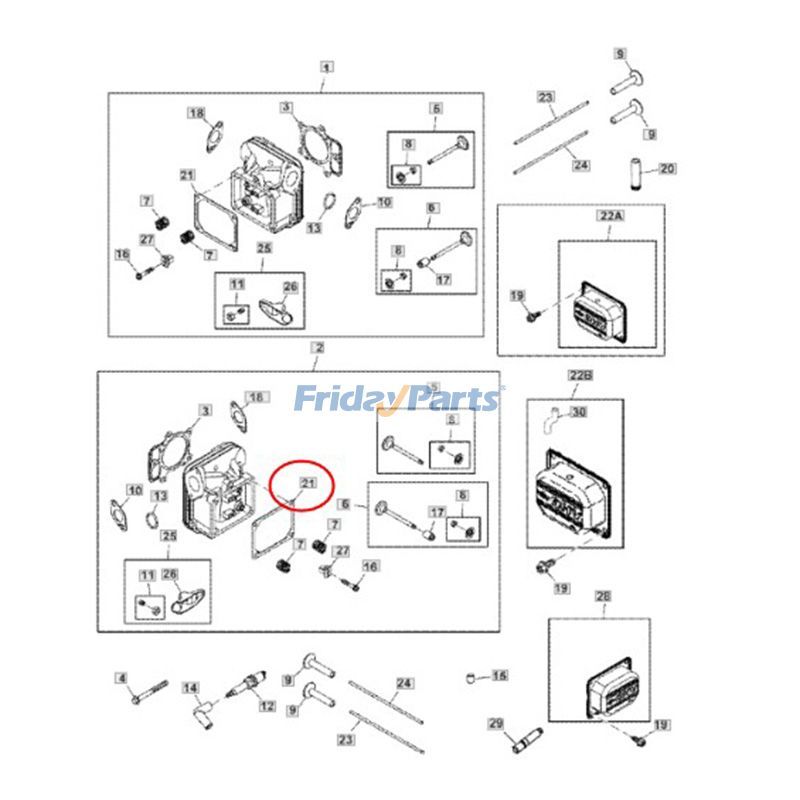 FridayParts Rocker Cover Gasket