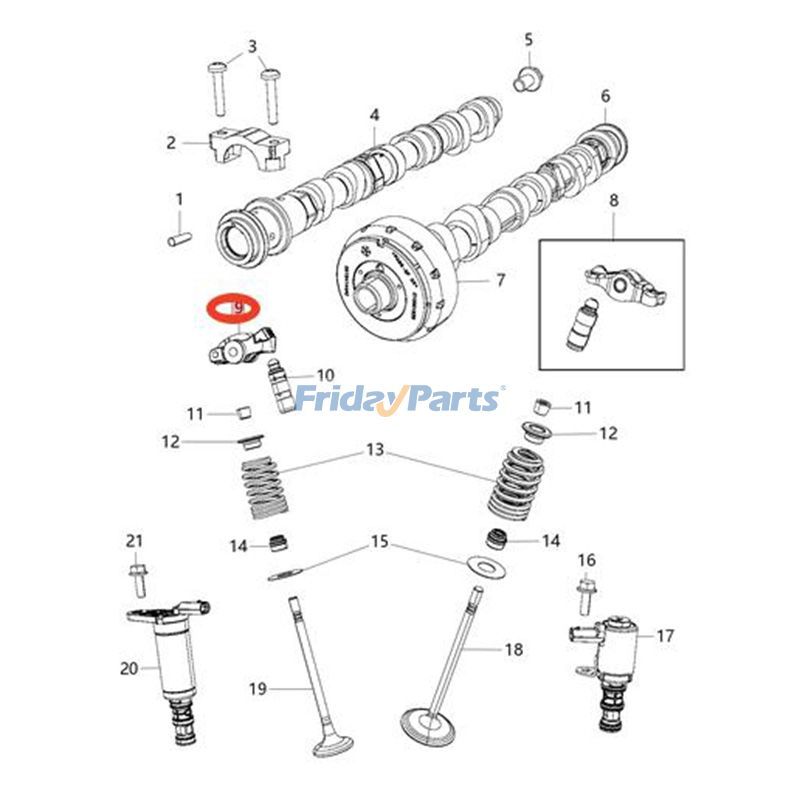 Soupape à culbuteurpour Véhicule