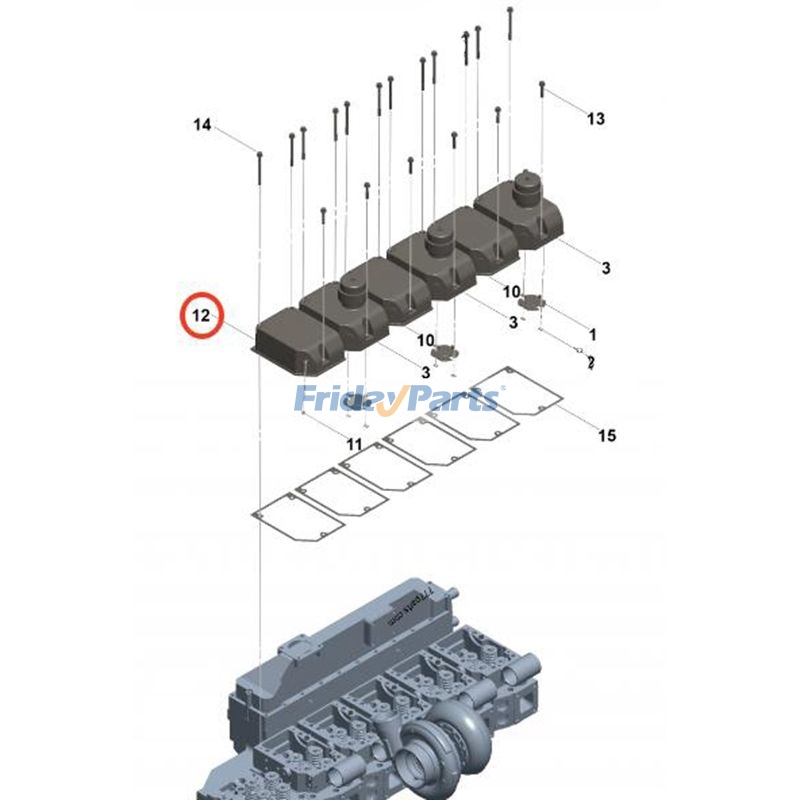 Rocker Lever Cover for Engine