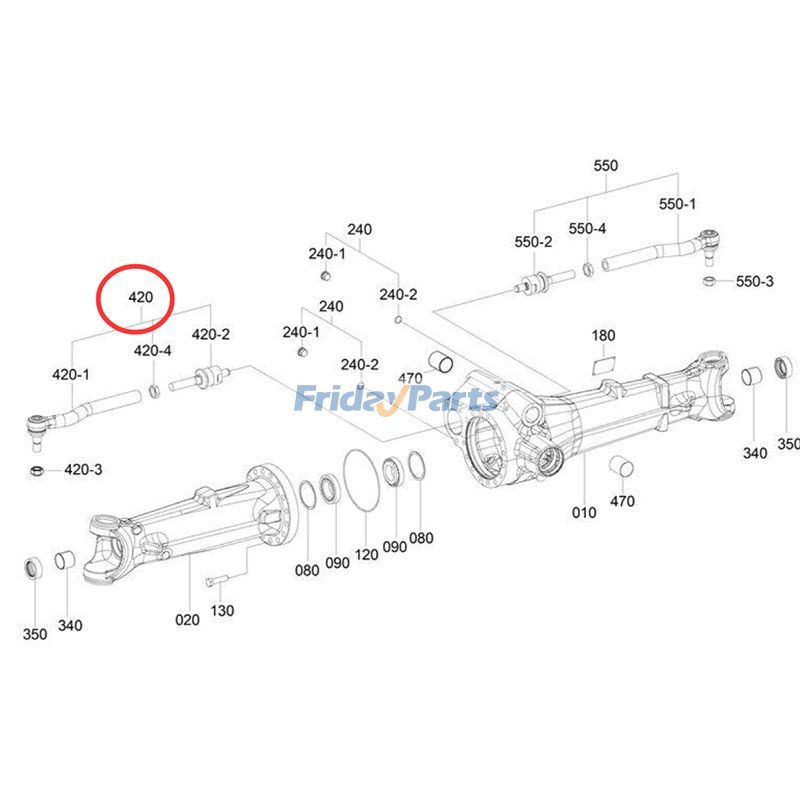 FridayPartsでタイロッドアセンブリバックホーを購入