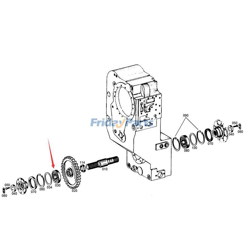 Roulement à rouleaux de boîte de vitesses SDLG Wheel LG958Lpour Tracteur,Autres Équipements de Construction
