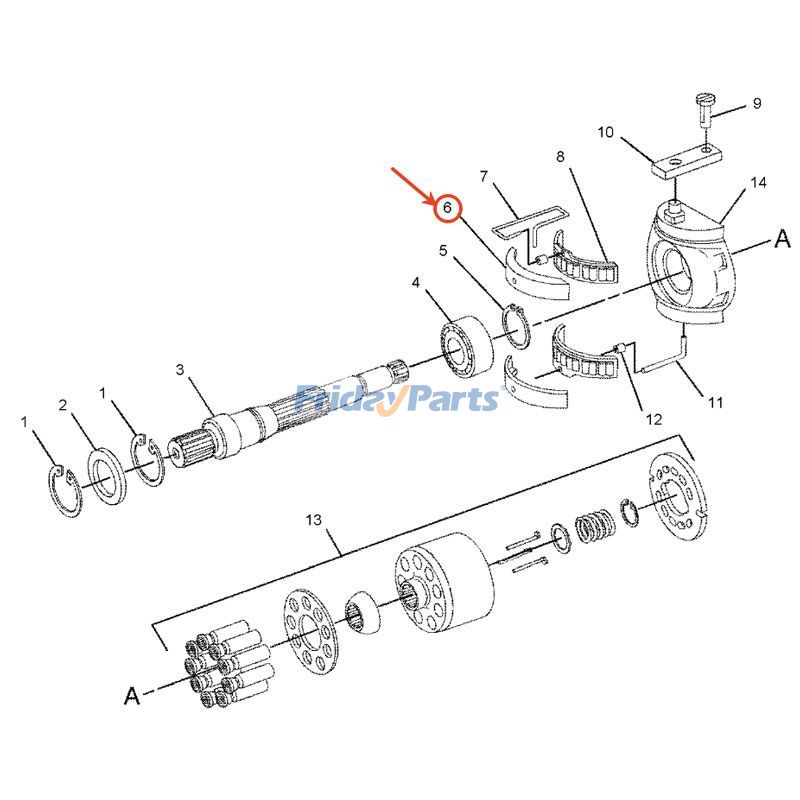 Roller Bearing for Compactor,Engine,Excavator,Loader