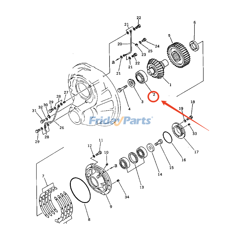 FridayParts Rollenlager