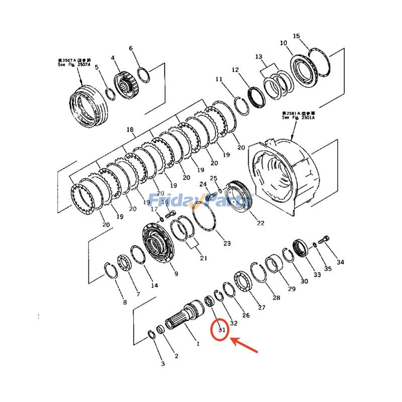 Roller Bearing for Dozer