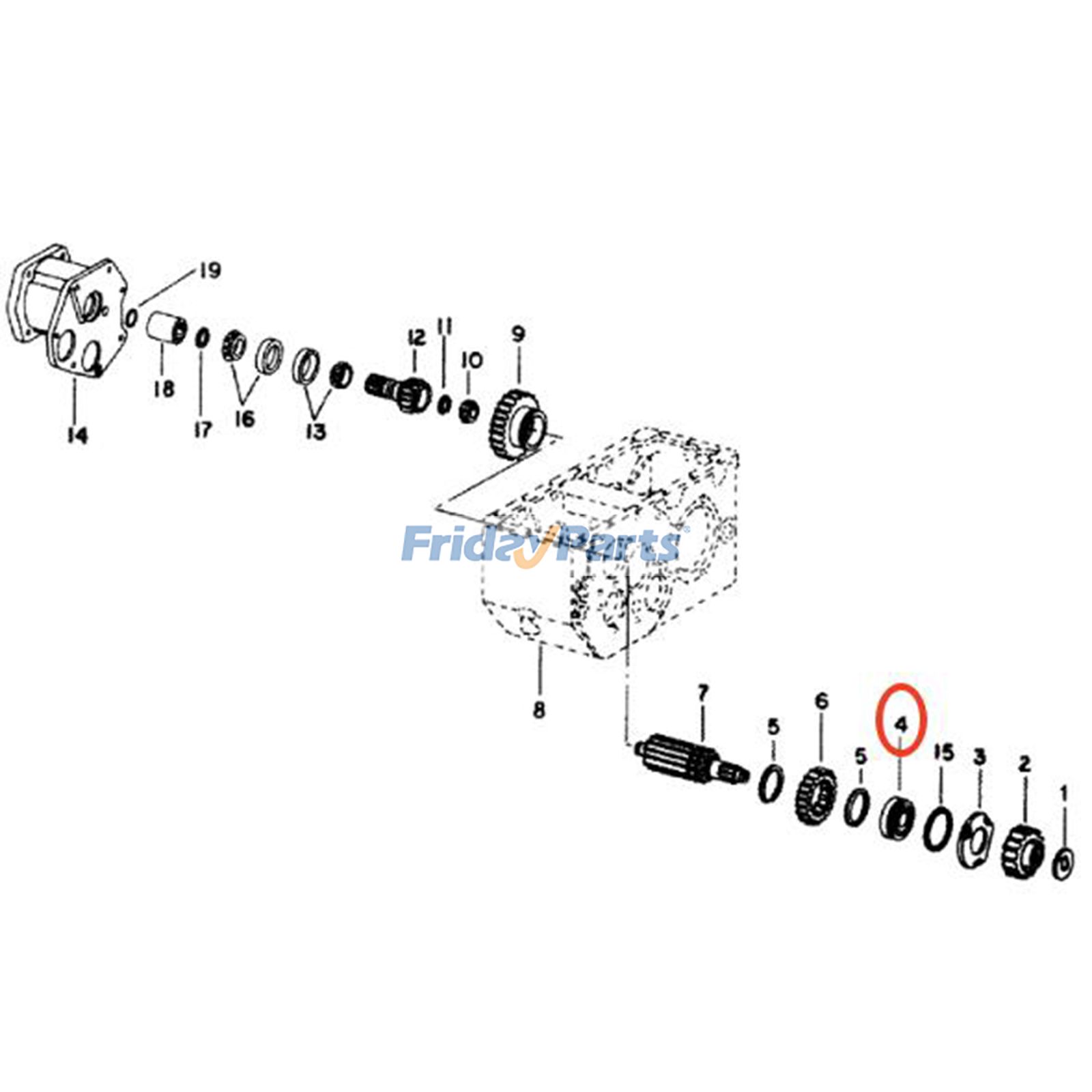 Rolamento de rolos 379438R91 para colheitadeira CASE 1620, 1640, 1644 e escavadeira CX160, CX135SR e CX130. para Escavadora ,Colheitadeira,Trator
