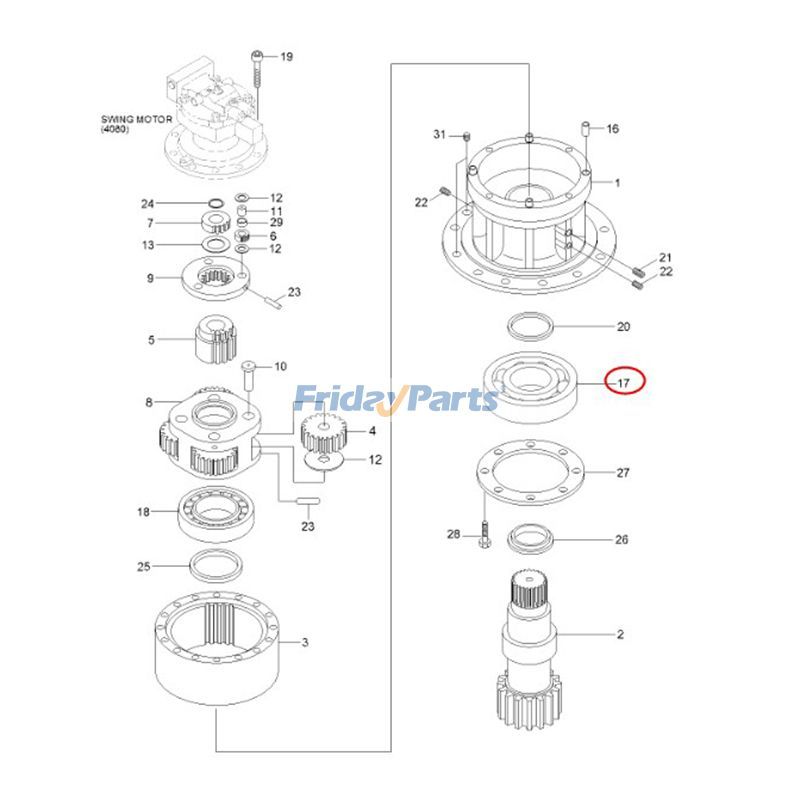 Roller Bearing for Excavator