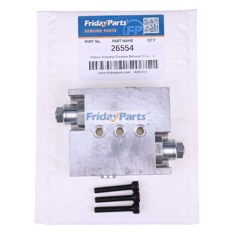 ロータリーアクチュエータカウンターバランスバルブ 26554 ヘラック用 L10-3.0 L10-5.5 L10-9.5 L10-15 L10-25 L20-4.5 L20-8.2 L20-15 L20-25