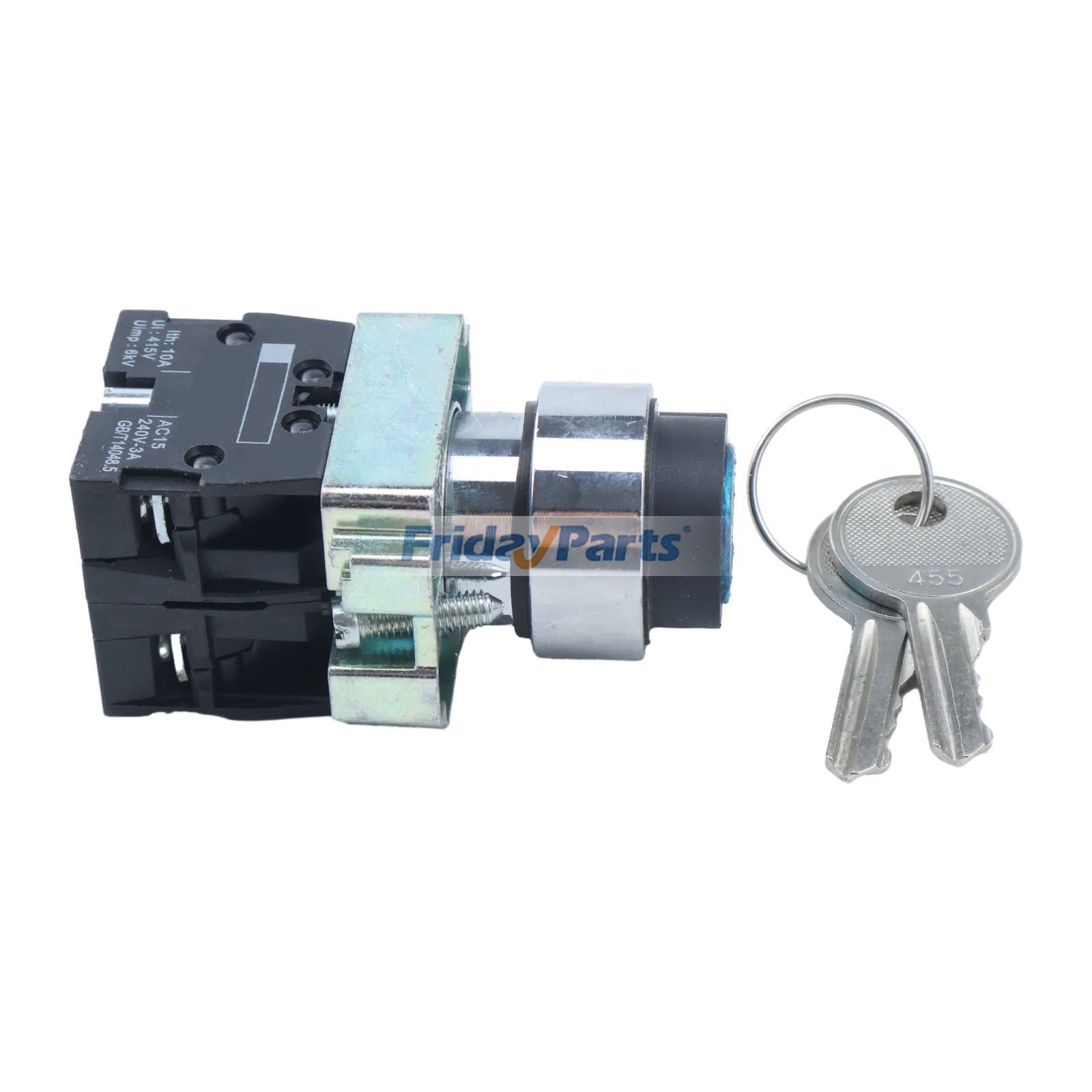 Plataformas de trabalho aéreo Para Haulotte - Interruptor rotativo de reinicialização de 3 posições com chave 2442009630 para elevador de tesoura Haulotte H12SX H15SX H18SX HS3388RT HS4388RT HS5388RT