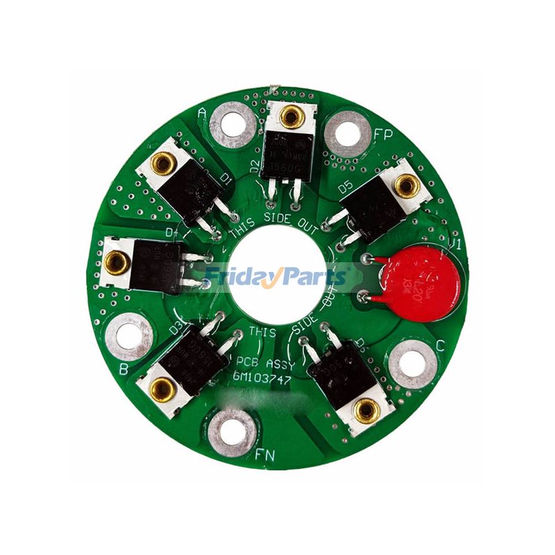 Conjunto de PCB de placa de diodo giratorio GM103747 para motor Kohler de 25 CCL, 30 CCL y 36 CCL