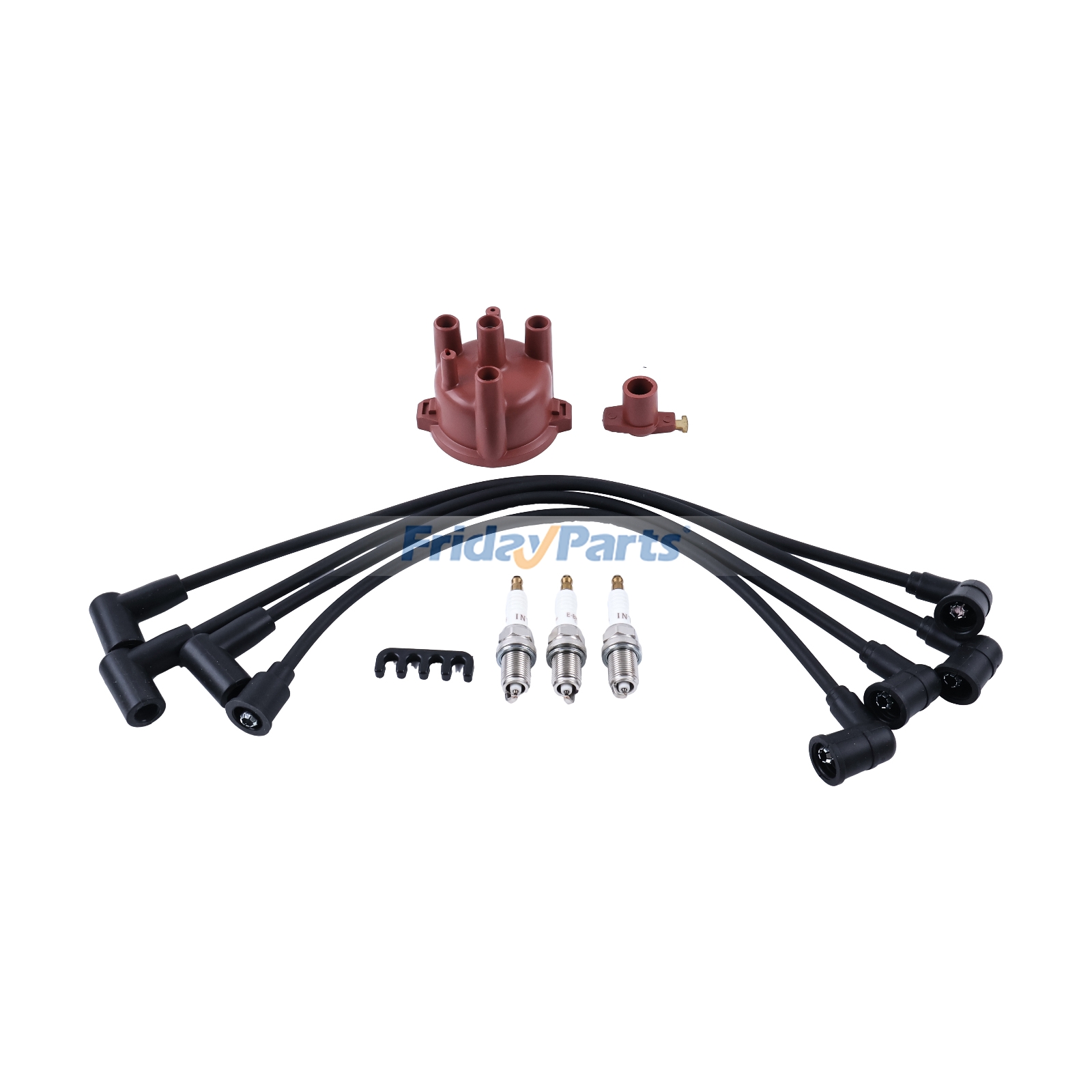 FridayParts Rotor-Verteilerkappen-Kabelsatz