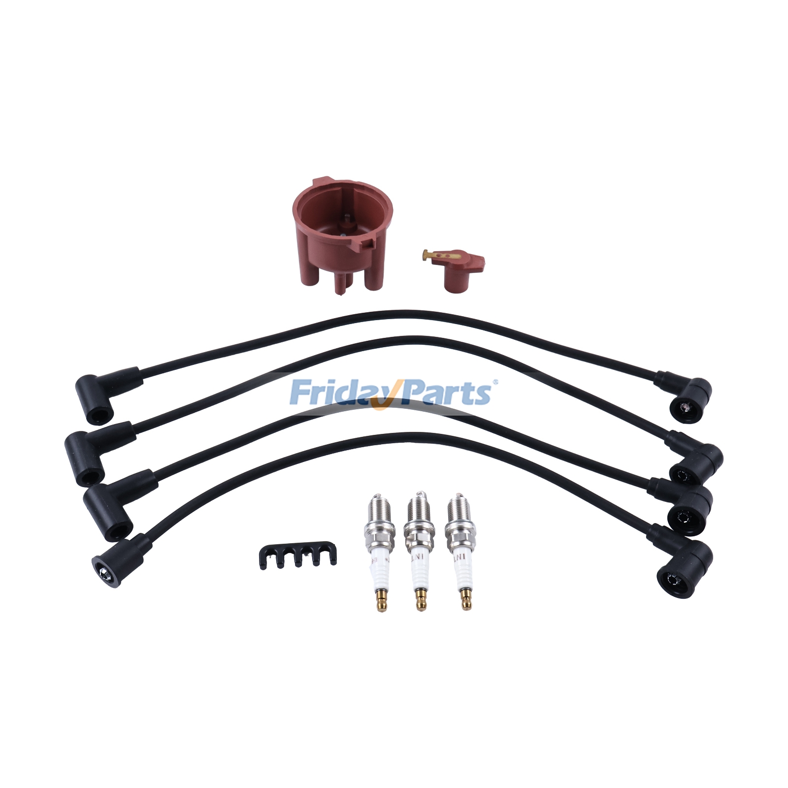 Rotorverteilerkappen-Kabelsatz 12581-68650 12691-67540 für Kubota-Motor WG750 WG600für 