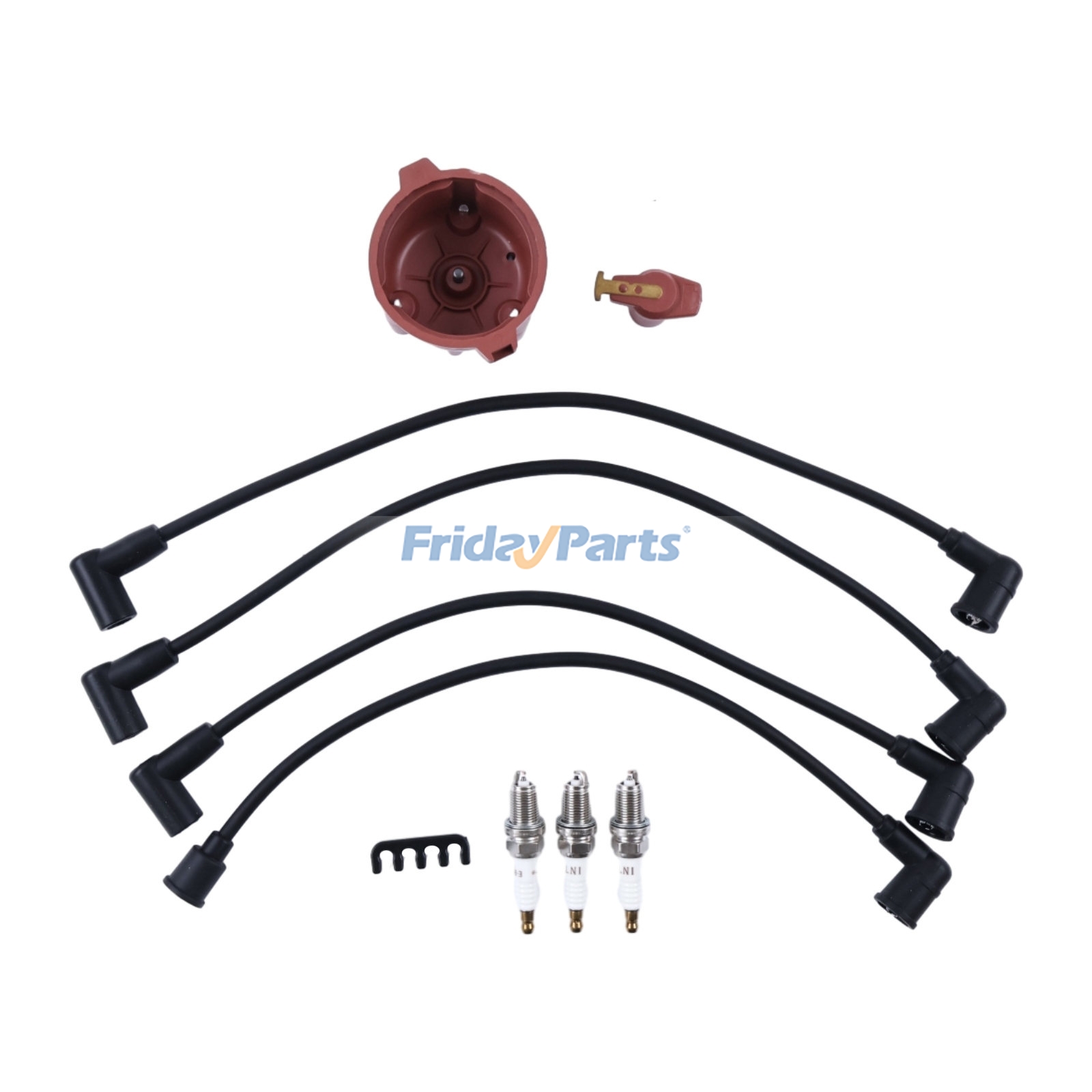 Kit de cables de tapa de distribuidor de rotor 12581-68650 12691-67540 para motor Kubota WG750 WG600 