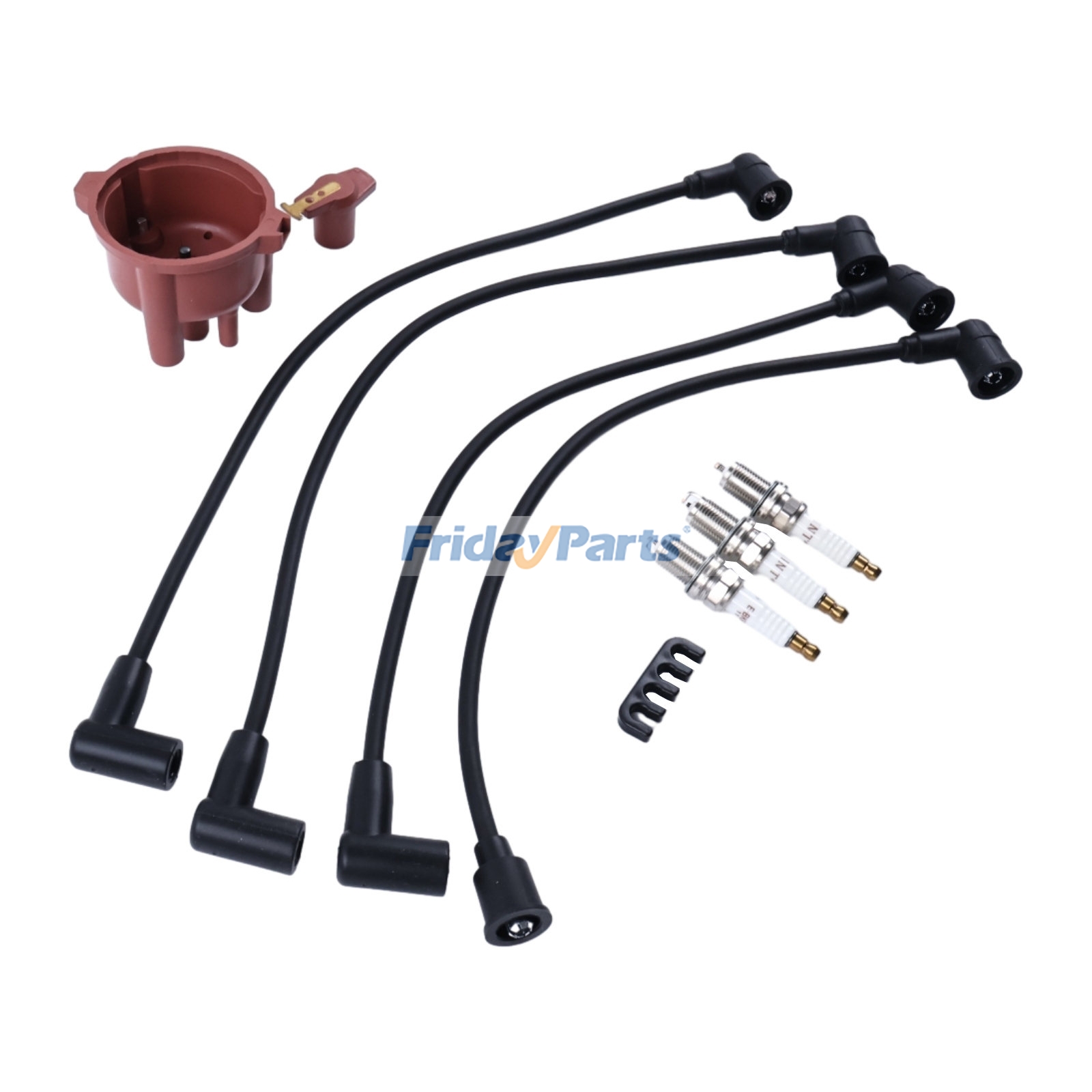 Kit de cables de tapa de distribuidor de rotor 12581-68650 12691-67540 para motor Kubota WG750 WG600