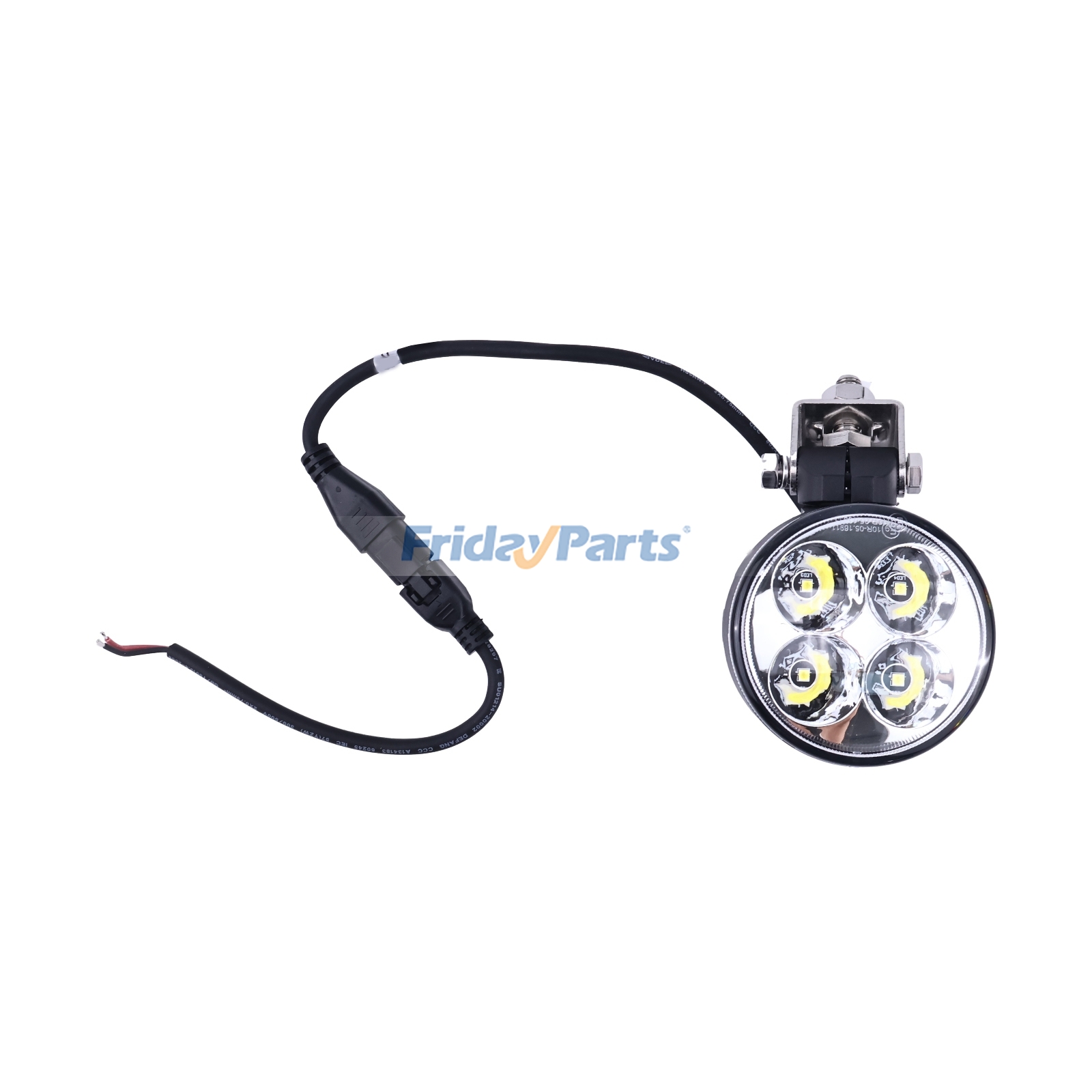 Foco LED redondo AL219331 para tractor John Deere con motor 6068, modelos 5055E, 5065E, 5075E, 5085E, 5090E, 5100E, 5100M, 5115M, 6120M, 6130R, 6155M, 6155R y 6175R. de FridayParts