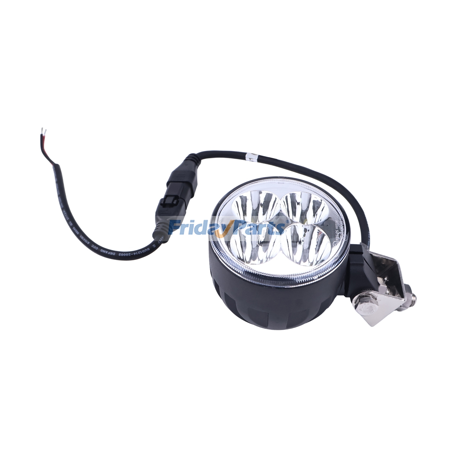 Foco LED redondo AL219331 para tractor John Deere con motor 6068, modelos 5055E, 5065E, 5075E, 5085E, 5090E, 5100E, 5100M, 5115M, 6120M, 6130R, 6155M, 6155R y 6175R. Para JOHN DEERE