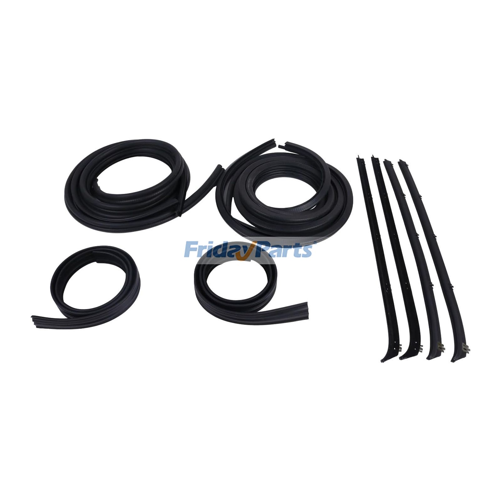 Rubber Door Window Weatherstrip Seal Kit KD1002-10A for 1980-1993 Dodge Pickup Truck D150 W150 W350 Ramcharger Plymouth Trailduster