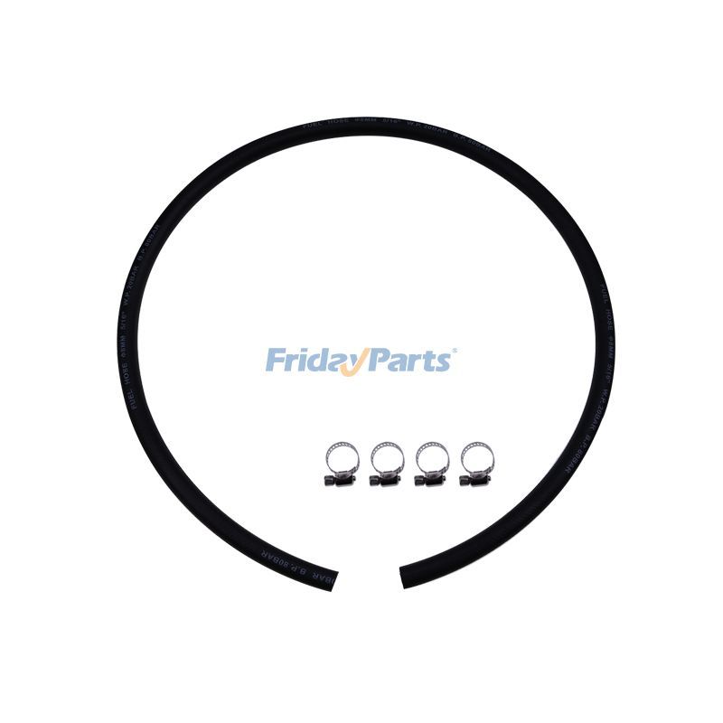 1M Rubber Fuel Hose Reinforced Unleaded Petrol Diesel Oil Line Pipe Blk E10 for Engine