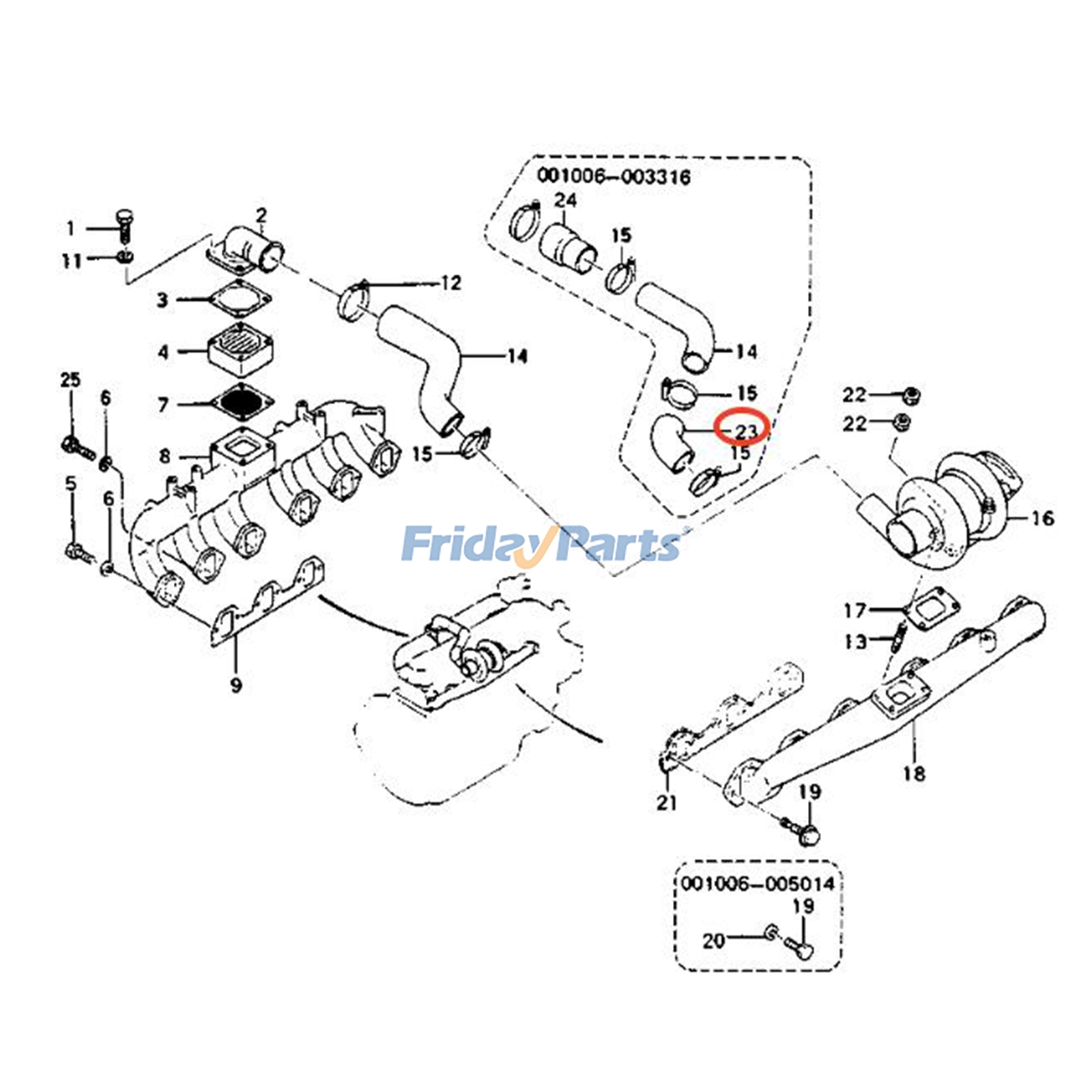 Manguera de goma 096-9552 1R-9318 para motor Mitsubishi S4K-T S6KT Excavadora Caterpillar E110B E120B EL200B Para CAT