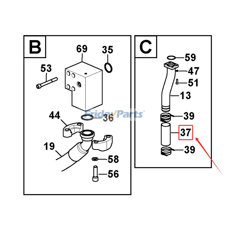 Rubber Hose for Excavator