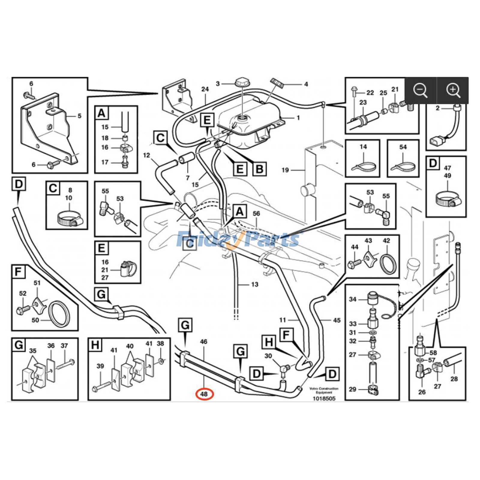 Rubber Hose for Engine,Excavator,Off-Road Truck