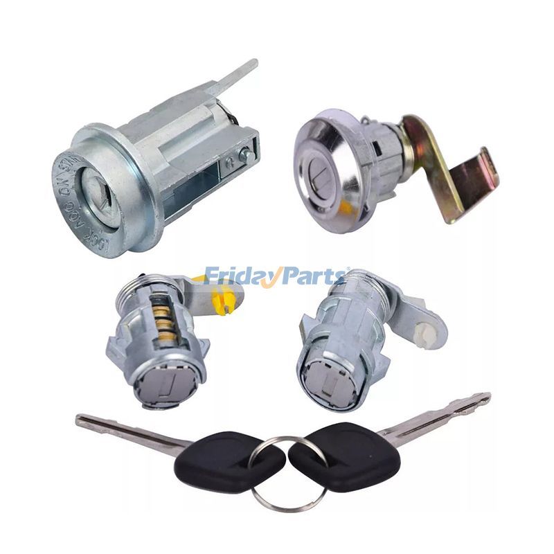 Serrure de porte et serrure à gaz avec 2 clés 69005-35130 pour Toyota Pick Up Hilux RN85 RN90 RN106 LN80 LN86 LN90 LN105 LN109 YN85 YN86 1988-1997