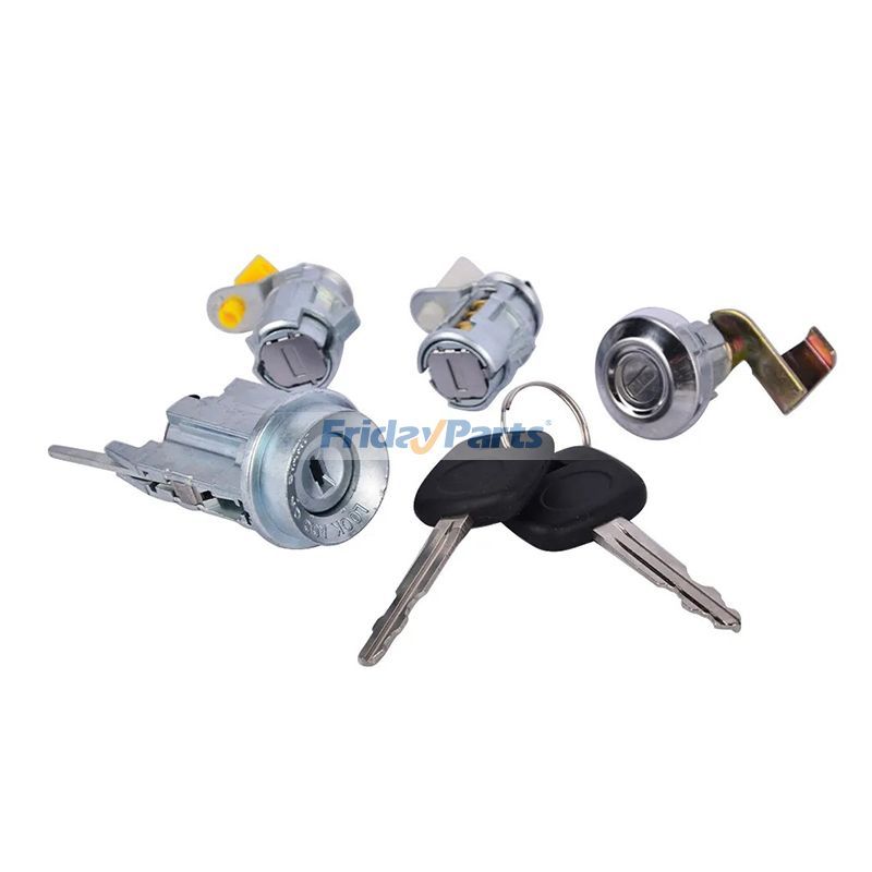 Serrure de porte et serrure à gaz avec 2 clés 69005-35130 pour Toyota Pick Up Hilux RN85 RN90 RN106 LN80 LN86 LN90 LN105 LN109 YN85 YN86 1988-1997pourPour Toyota