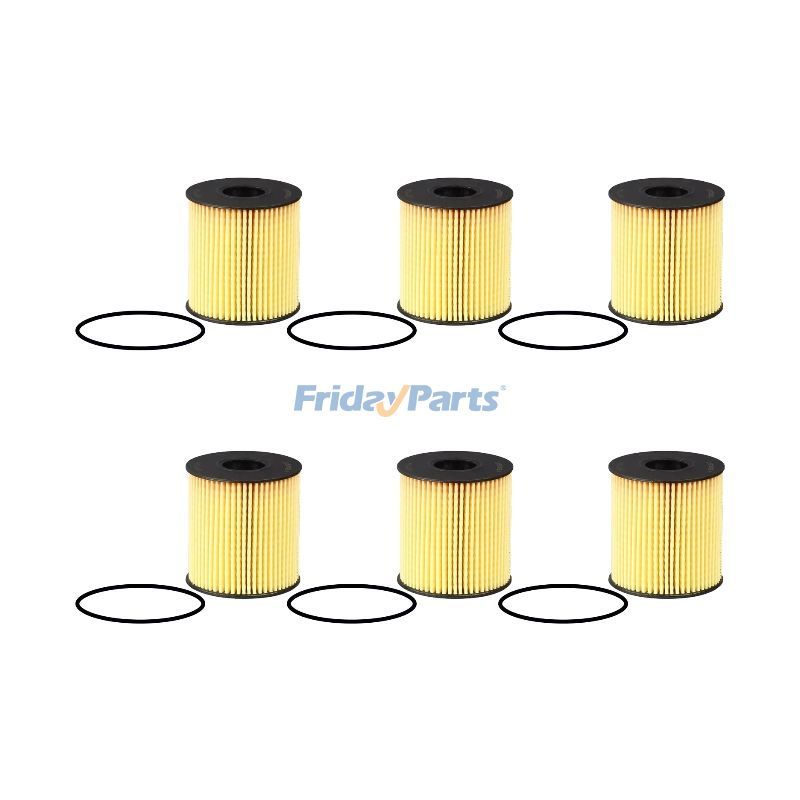 6 Pieces Oil Filter 11427557012 for MINI Vehicle 2007-2015 Cooper 2011-2016 Cooper Countryman