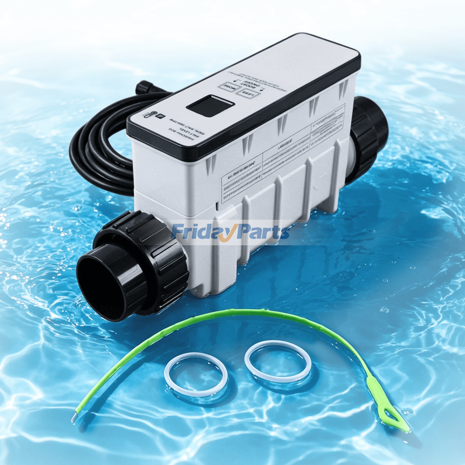 Célula geradora de cloro salino IC20 EC-520554 EC520554 para sistemas de cloração de piscinas de água salgada de 20.000 galões