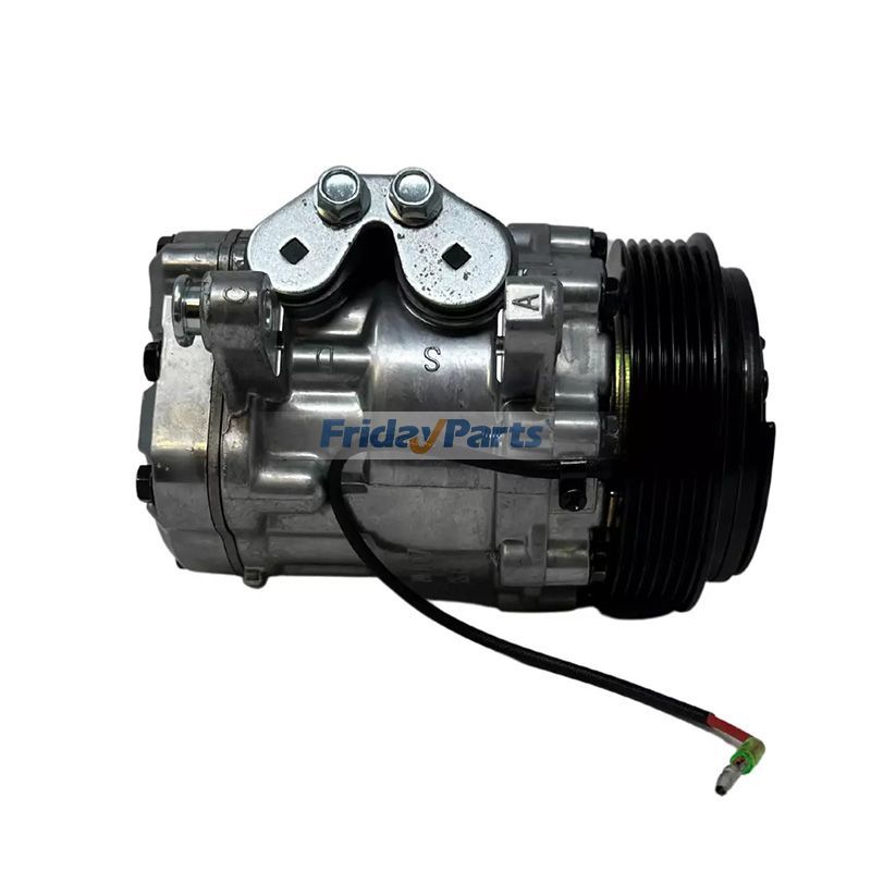 CMU108 Universal A/C Compressor designed for Sanden SD7B10 with Serpentine Belt 6PK 112mm Running On R134a Refrigerant