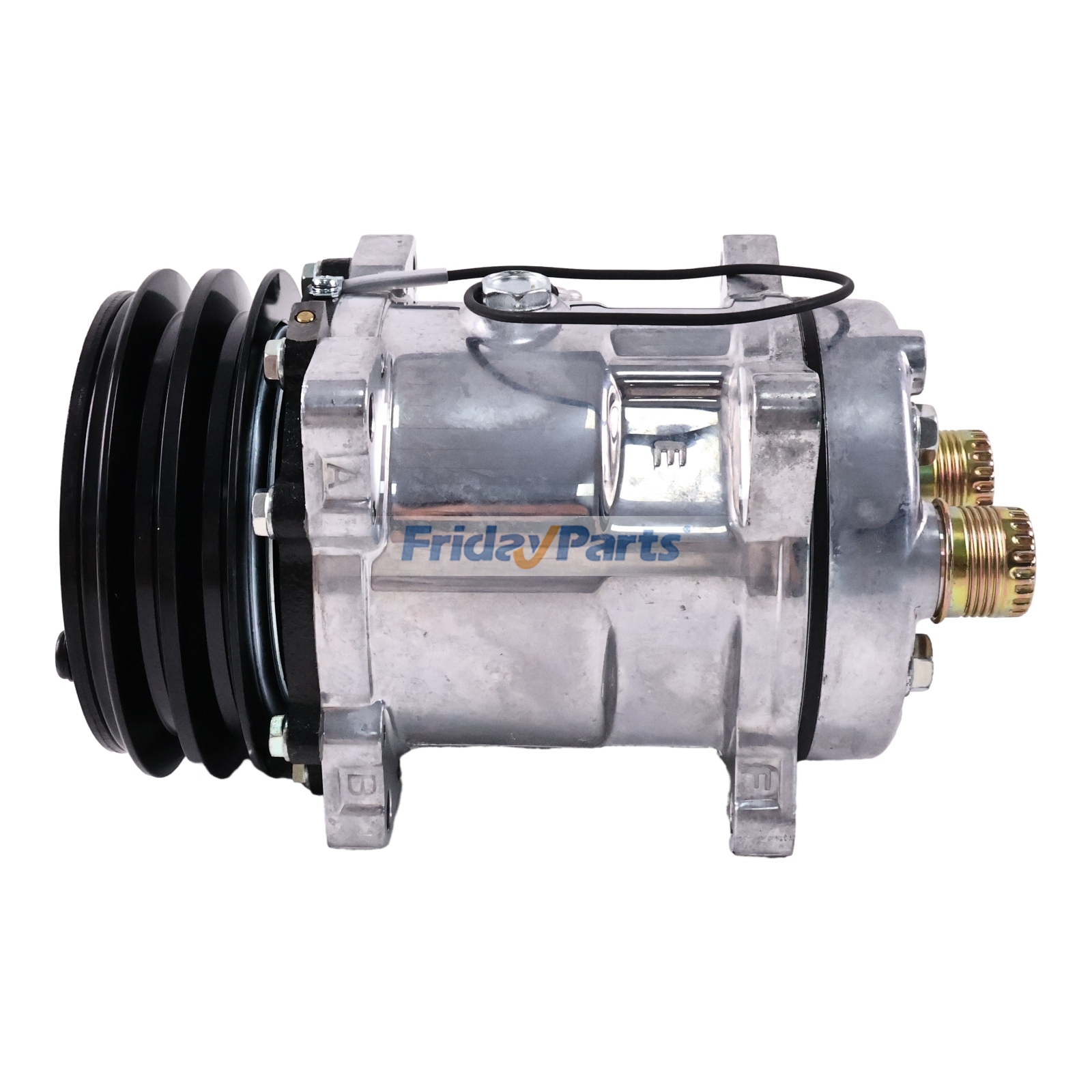Compresseur de climatisation 12 V 2 A SD508 3405689R1 E8NN-19D629-AA pour moissonneuse-batteuse New Holland TR86 TR96 et tracteurs 5110 5610 6410 6810 7410 7610 7910 8630pourPour New Holland