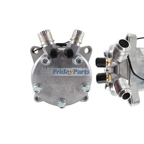 5129685 Sanden SD508 A/C Compressor 8390 5129685 for New Holland CS21 CS16 CS6 ...