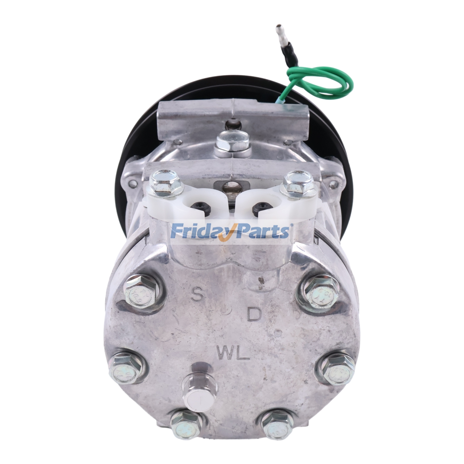 24V 1PK SD7H13 A/C Compressor 4674027 for John Deere Excavator 60D 60G