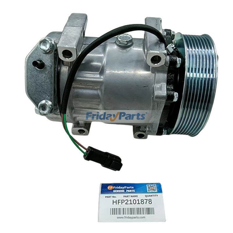 SD7H15 A/C Compressor 352524A1 for CASE Wheel Loader 521D 621D Crawler Dozer 1021F 1021G 1121F 1121G 1150M 1650M 2050M 750M