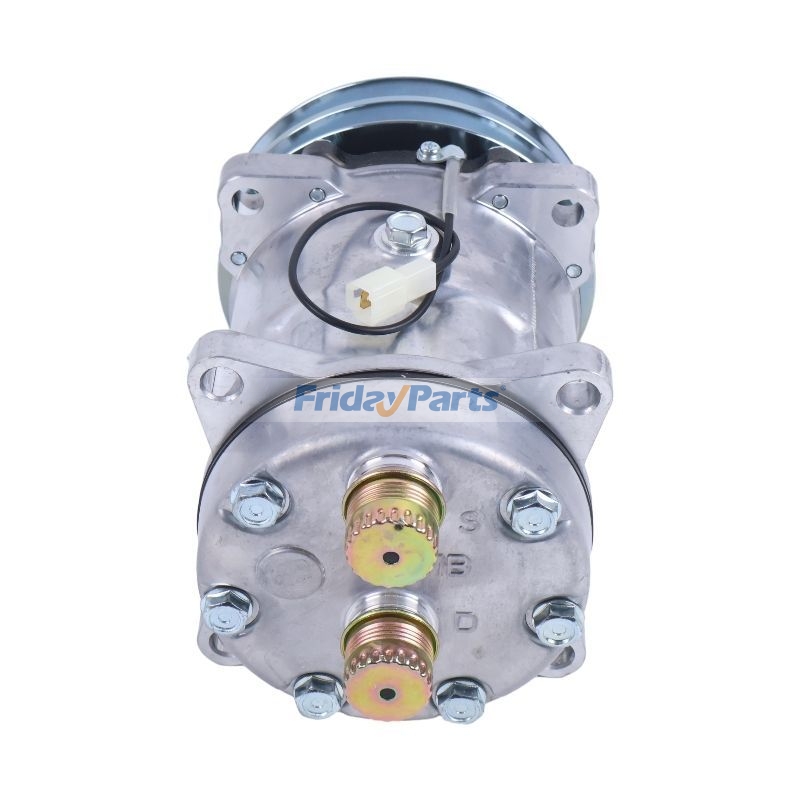 FridayParts 12V 2PK 132mm SD709 A/C Compressor