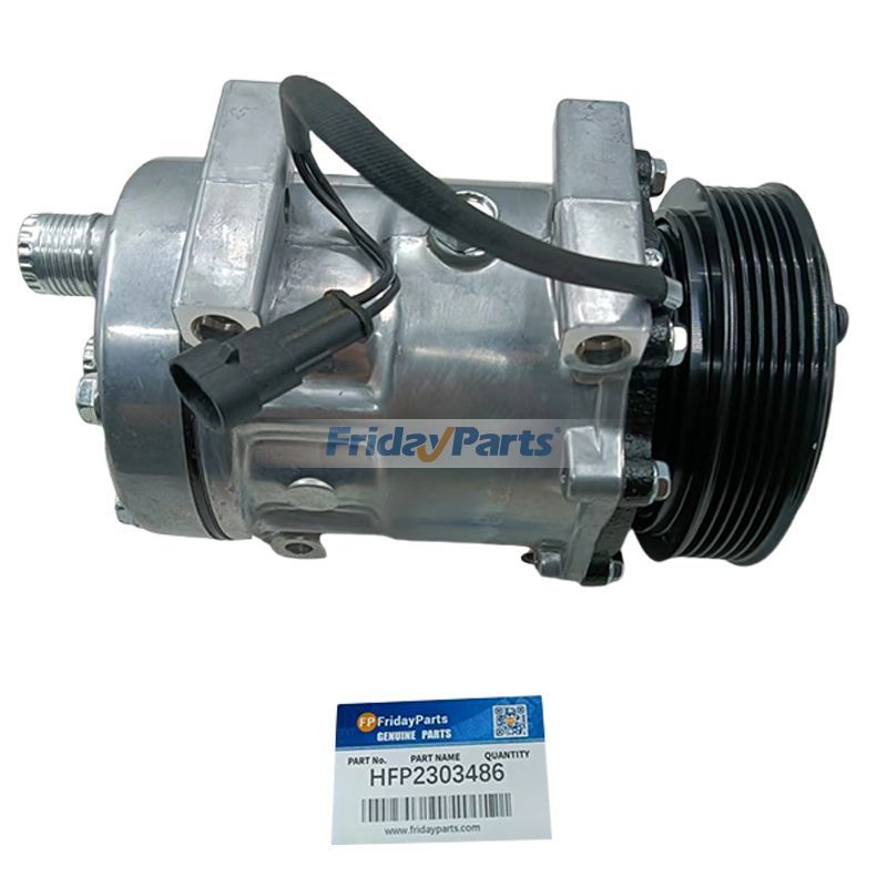 SD7H15 A/C Compressor 47358876 for New Holland Tractor T4.120 T5.115 T5.105 T4.110 T4.100 T5.95 T4.90 T5.110 T5.120
