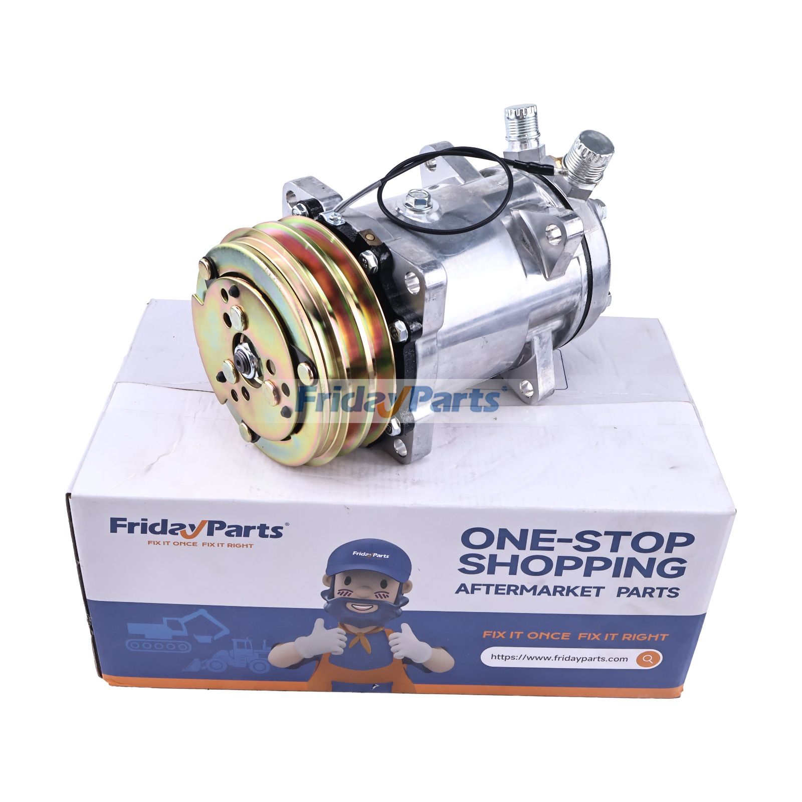 SD7H15 A/C Compressor 476/16700 for JCB Tractor FASTRAC 155T 145t 130t-30 185Ti 150t-40 135T 130t 150t-55