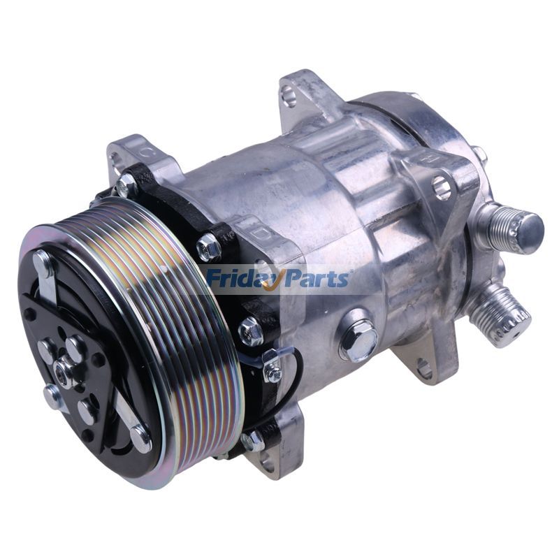 SD7H15 A/C Compressor 82016158 for CASE Tractor MXM120 MXM130 MXM140 MXM155 MXM175 MXM190