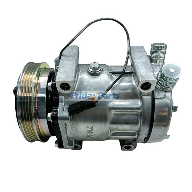 12V SD7H15 A/C Compressor 84290377 for New Holland Tractor T4.105 T4.110F T5.105 T5.115 T4.55 T4.65 T5.95 T4.85