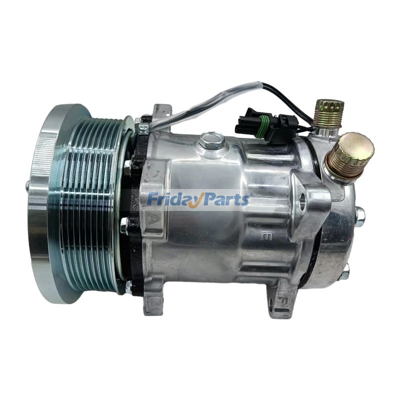 Compresseur de climatisation SD7H15 9847944 pour tracteur CASE WDX1002S WDX1101 WDX1202S WDX901 WDX1701pourPour CASE