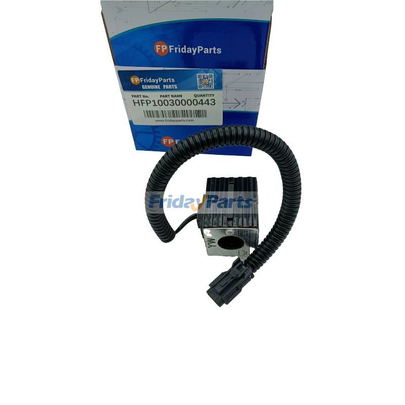 24V Oil Source Solenoid Valve Coil for Sany Excavator SY75 SY310 SY330