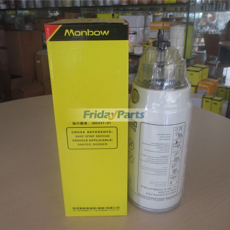 Para Escavadeira Sany SY195 SY205 SY215 Filtro de Combustível 60033346