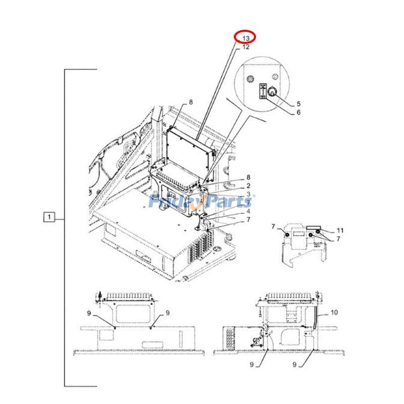ECU Electronic Control Unit for Excavator