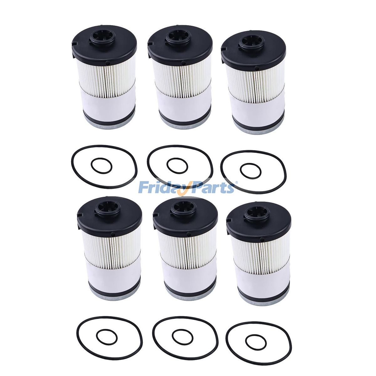 6pcs Fuel Water Separator 24009058 FS20313 for Volvo D11 D13 D13TC Mack MP7 MP8 MP8HE Engine