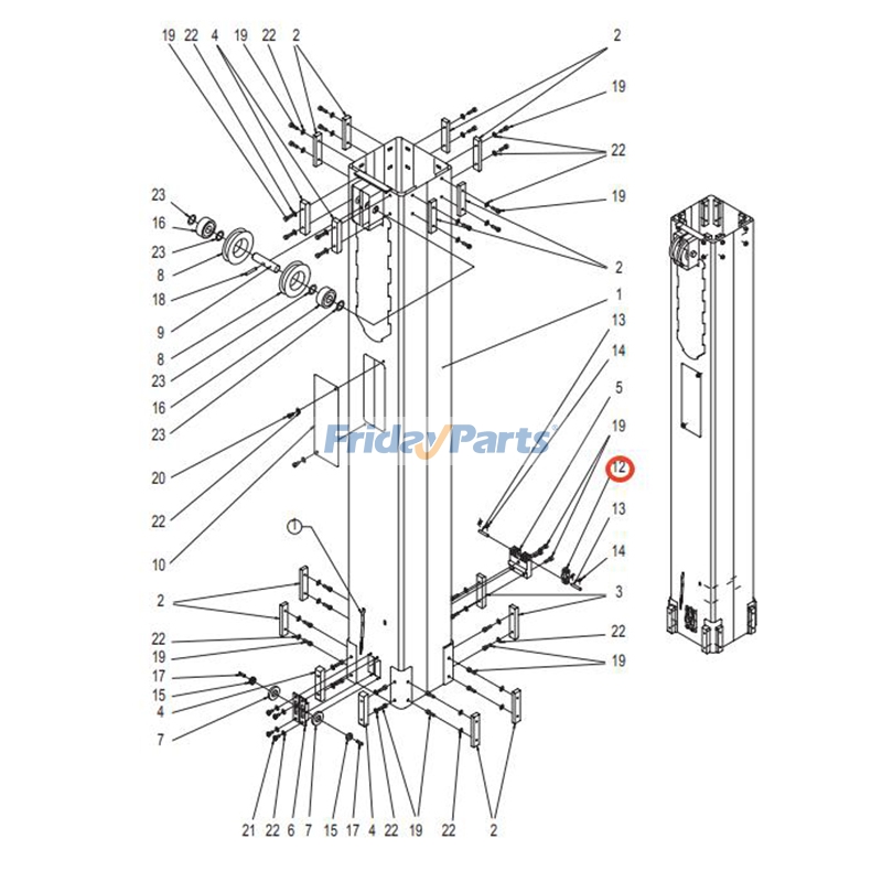 Chainpour Nacelle Élévatrice
