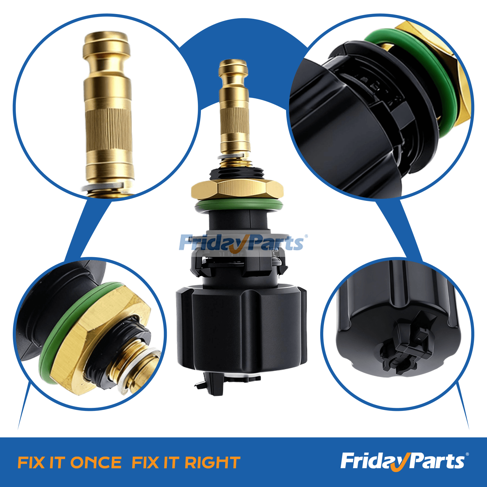 FridayParts Schraube Automatisches Ablassventil Wasser Kit Angetrieben Kompressor XRVS1000 XAS1800 XAS1150