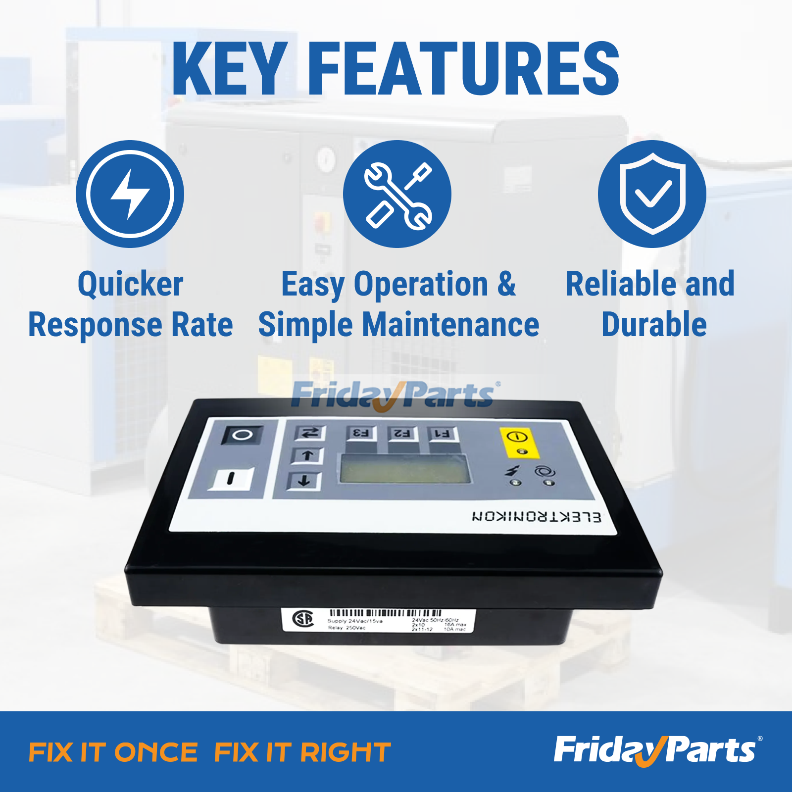 Schraube Elektronikon Controller Panelfür Luftkompressor