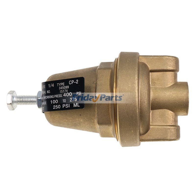 Régulateur de pression pour compresseur à vis 250 PSI, entrée 1/4"pour Compresseur d'Air